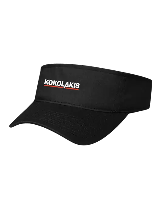 Black Cap Visor w/Kokolakis Logo