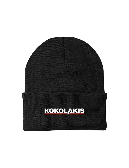 Black Knit Cap w/Kokolakis Logo