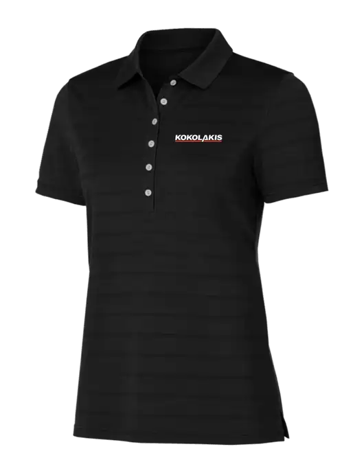 Callaway Womens Black Ventilated Polo w/Kokolakis Logo