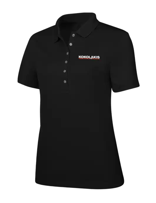 Callaway Womens Ottoman Black Polo w/Kokolakis Logo