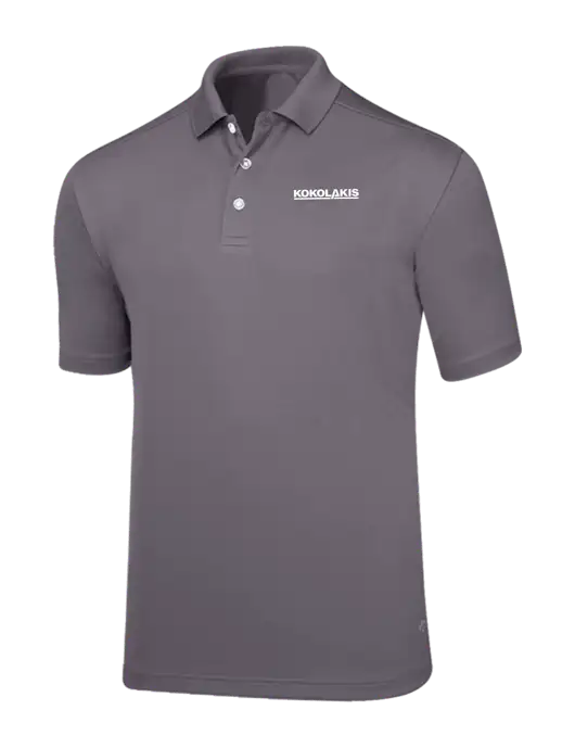 Callaway Core Medium Grey Performance Polo w/Kokolakis Logo