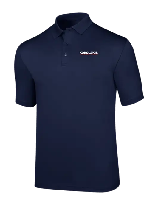 Callaway Opti-Dri Navy Chev Polo w/Kokolakis Logo