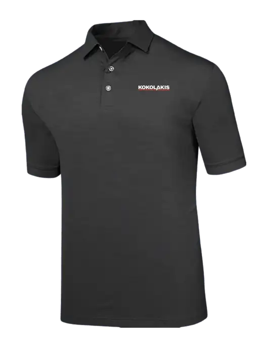 Callaway Black Fashion Tonal Polo w/Kokolakis Logo