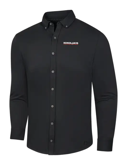 OGIO Blacktop Modern Code Stretch Button-Up Shirt w/Kokolakis Logo