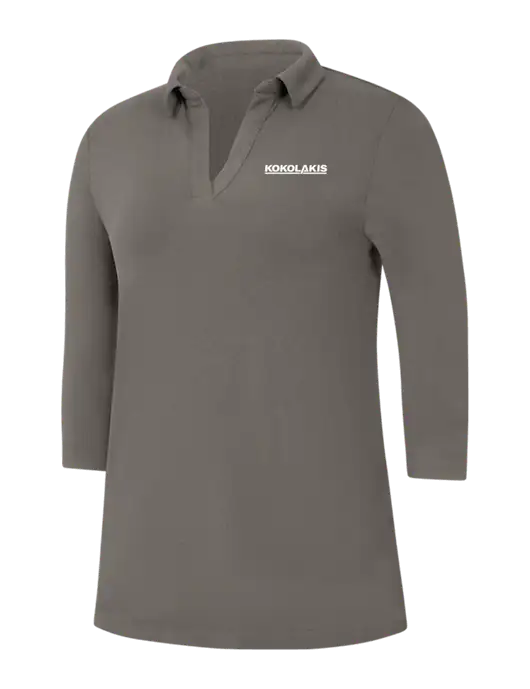Womens Dark Grey Luxe Knit Tunic w/Kokolakis Logo