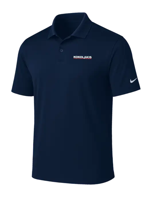 NIKE Navy Victory Solid Polo w/Kokolakis Logo