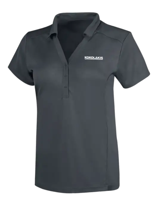 OGIO Dark Grey Womens Framework Polo w/Kokolakis Logo