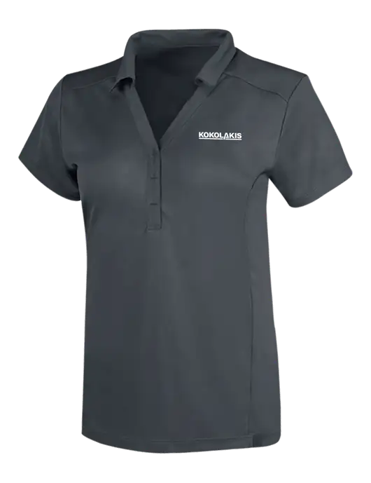 OGIO Dark Grey Womens Framework Polo w/Kokolakis Logo