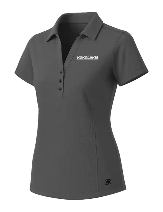 OGIO Womens Medium Grey ONYX Polo w/Kokolakis Logo