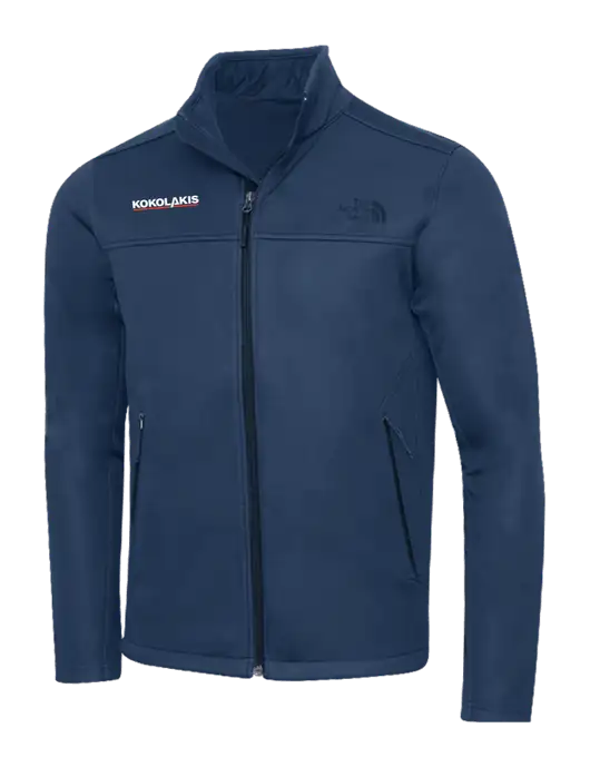 North Face Dark Navy Ridgewall Soft Shell Jacket w/Kokolakis Logo