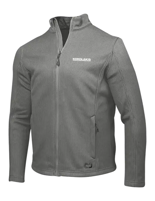 OGIO Medium Grey Grit Fleece Jacket w/Kokolakis Logo
