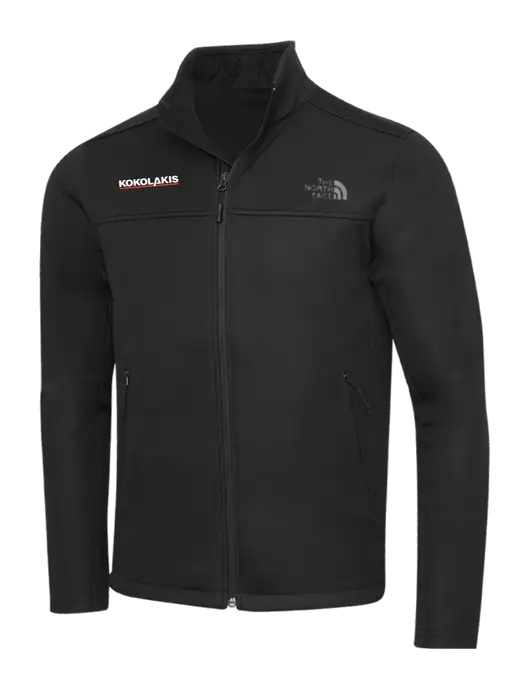 North Face Black Ridgewall Soft Shell Jacket w/Kokolakis Logo
