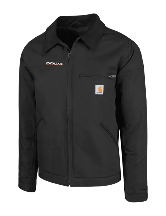 Carhartt Black Duck Detroit Jacket w/Kokolakis Logo