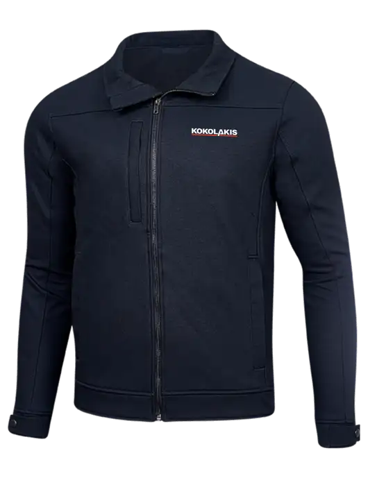 Cornerstone Navy Duck Bonded Soft Shell Jacket w/Kokolakis Logo