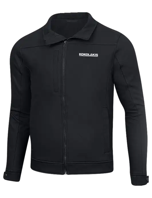 Cornerstone Charcoal Duck Bonded Soft Shell Jacket w/Kokolakis Logo