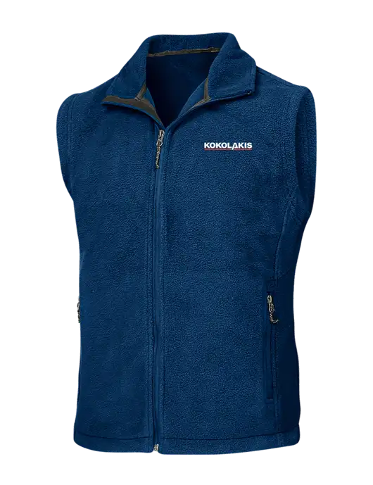 Navy Fleece Vest w/Kokolakis Logo