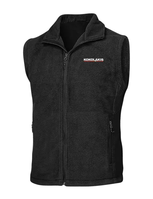 Black Fleece Vest w/Kokolakis Logo