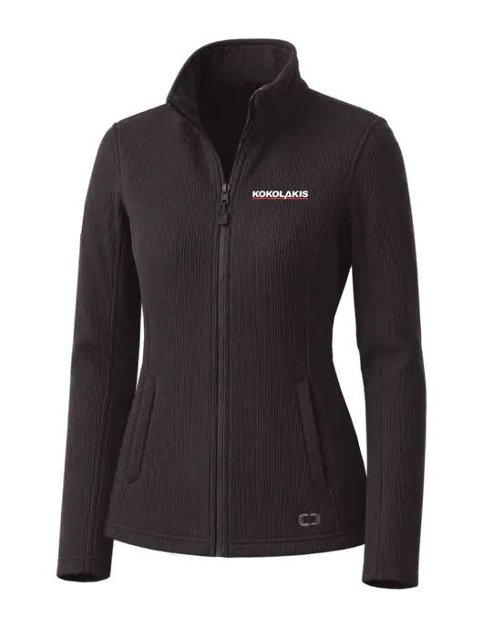 OGIO Blacktop Womens Grit Fleece Jacket w/Kokolakis Logo