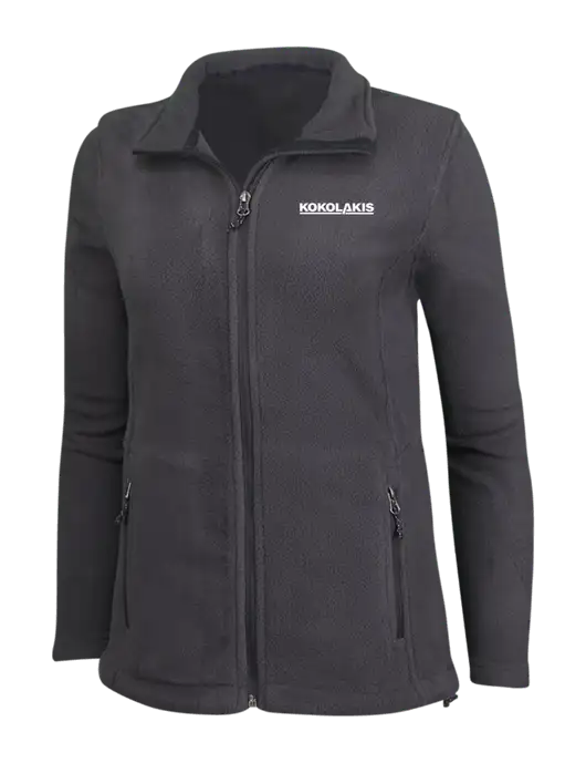 Womens Fleece Dark Grey Jacket w/Kokolakis Logo