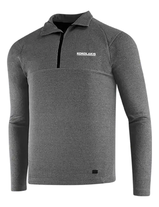 OGIO Dark Grey Heather Transition 1/4 Zip Pullover w/Kokolakis Logo