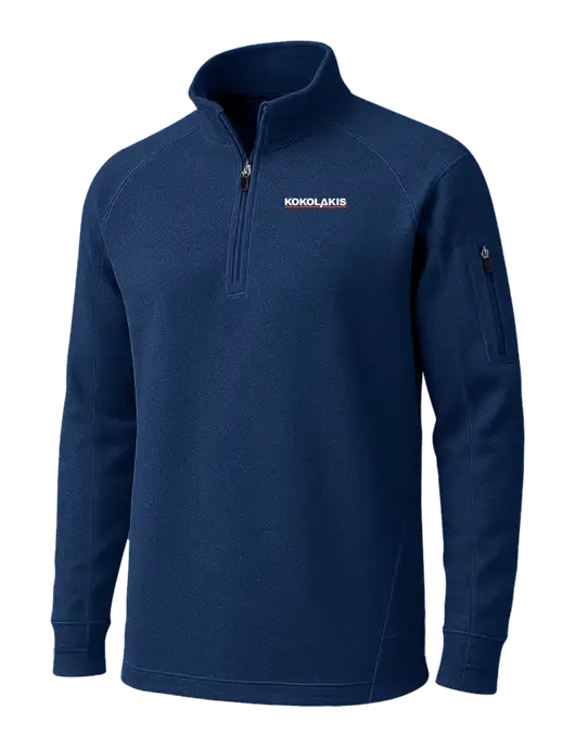 True Navy Tech Fleece 1/4 Zip Pullover w/Kokolakis Logo
