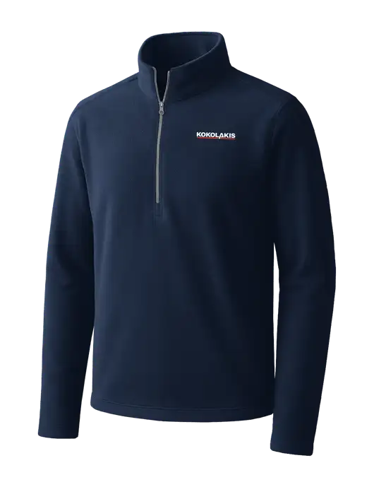 Navy Microfleece 1/2 Zip Pullover w/Kokolakis Logo