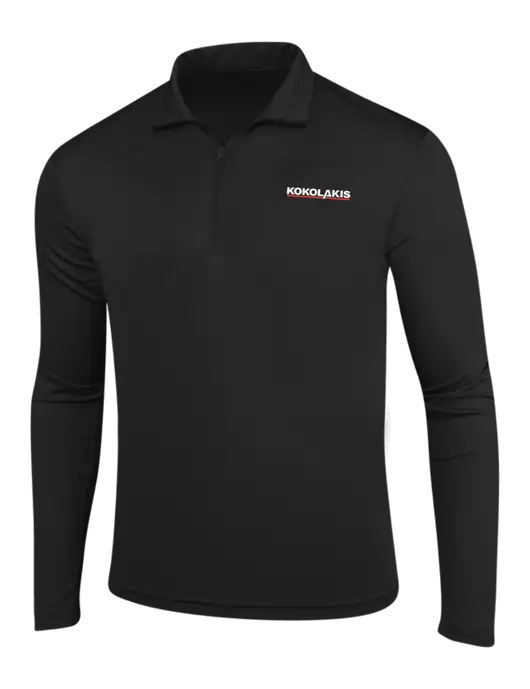 Black PosiCharge Competitor 1/4 Zip Pullover w/Kokolakis Logo