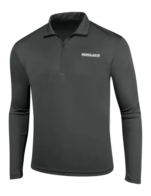 Dark Grey PosiCharge Competitor 1/4 Zip Pullover w/Kokolakis Logo