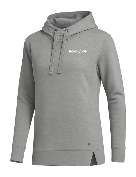 OGIO Heather Grey Womens Luuma Pullover Fleece Hoodie w/Kokolakis Logo
