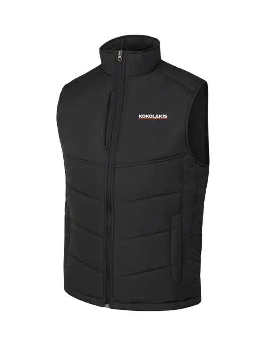 Black/Black Puffy Vest w/Kokolakis Logo