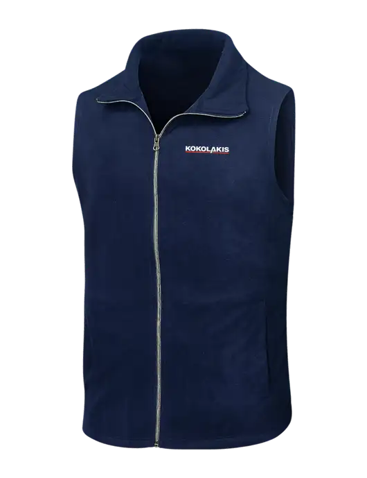 Navy Microfleece Vest w/Kokolakis Logo