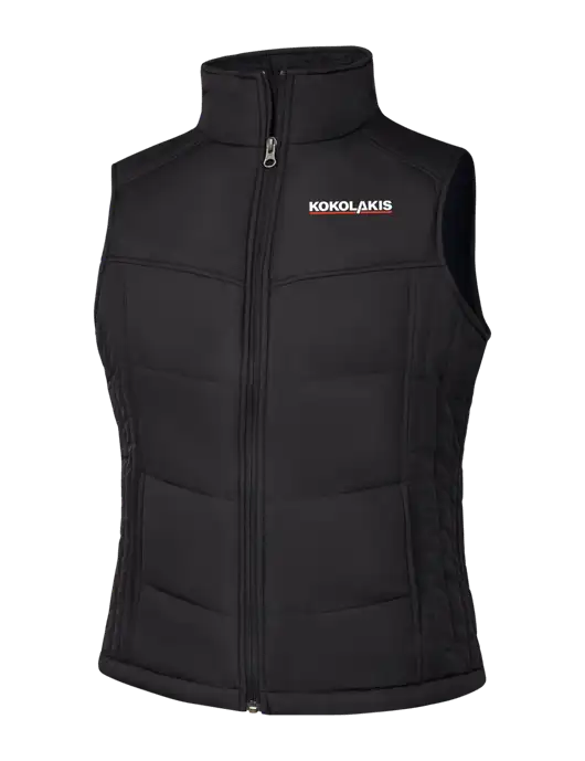 Womens Black/Black Vest w/Kokolakis Logo