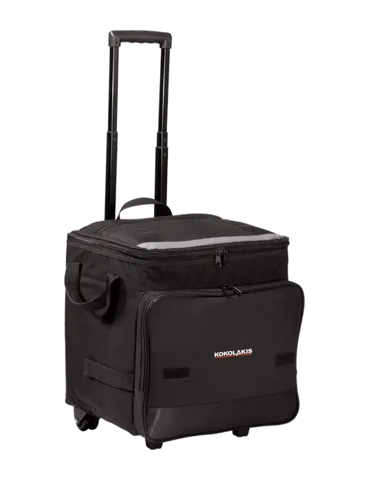 Black Rolling Cooler w/Kokolakis Logo