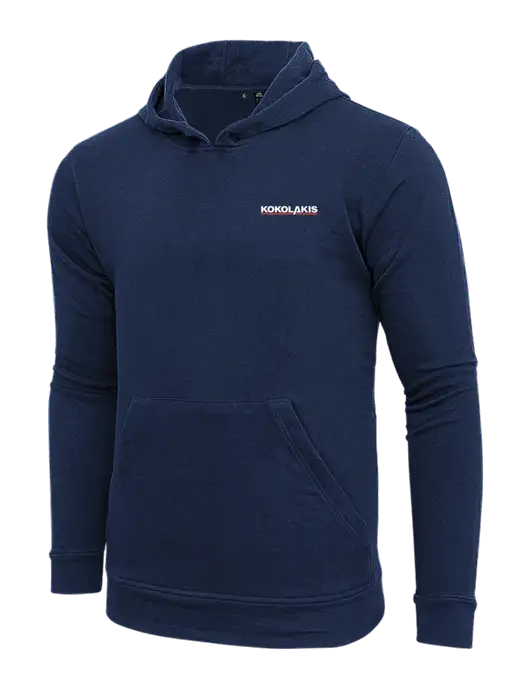 Adidas Navy Fleece Hooded Sweatshirt w/Kokolakis Logo