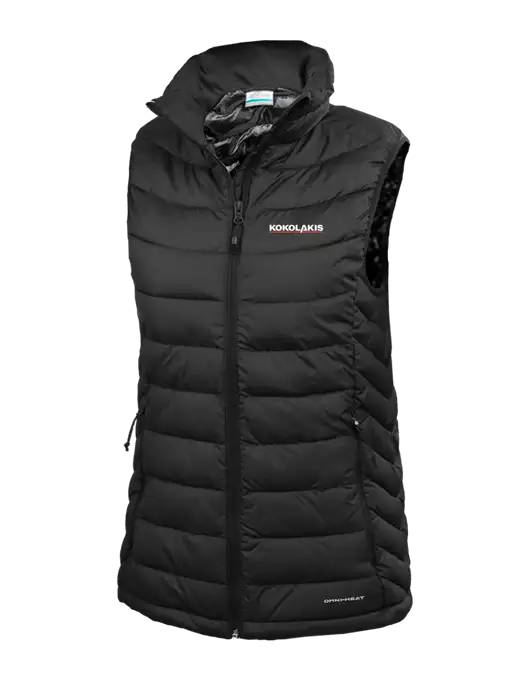 Columbia Womens Black Powder Lite Vest w/Kokolakis Logo