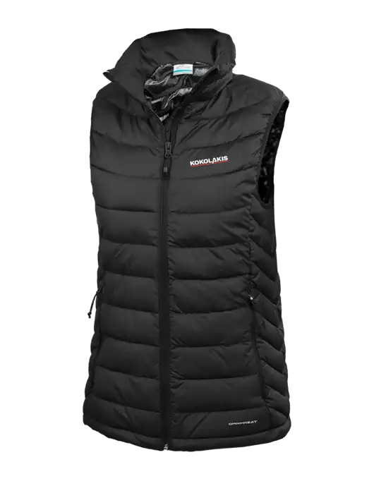Columbia Womens Black Powder Lite Vest w/Kokolakis Logo