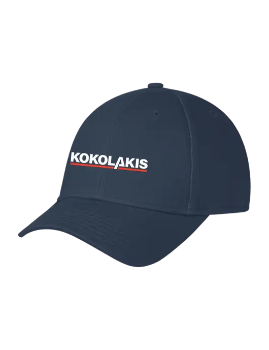 Navy Structured Cap Hook & Loop w/Kokolakis Logo