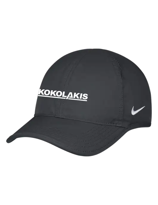 Nike Charcoal Featherlight Cap w/Kokolakis Logo
