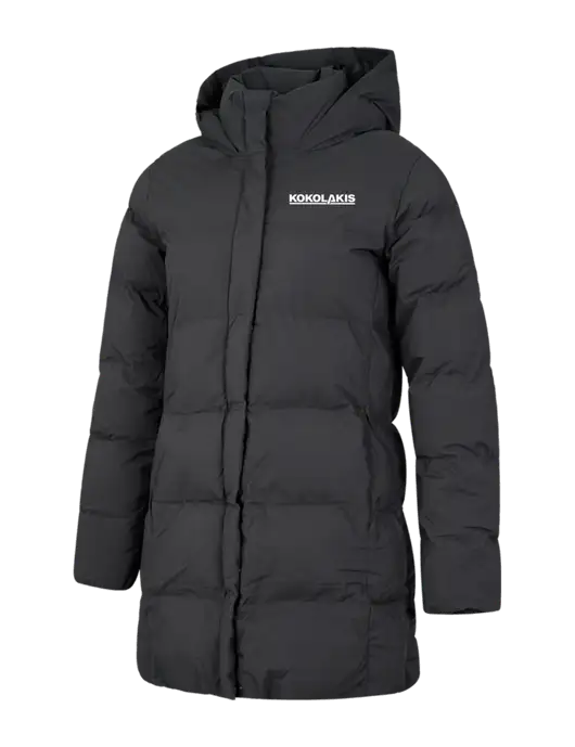 Mercer+Mettle Womens Dark Grey Puffy Parka  w/Kokolakis Logo