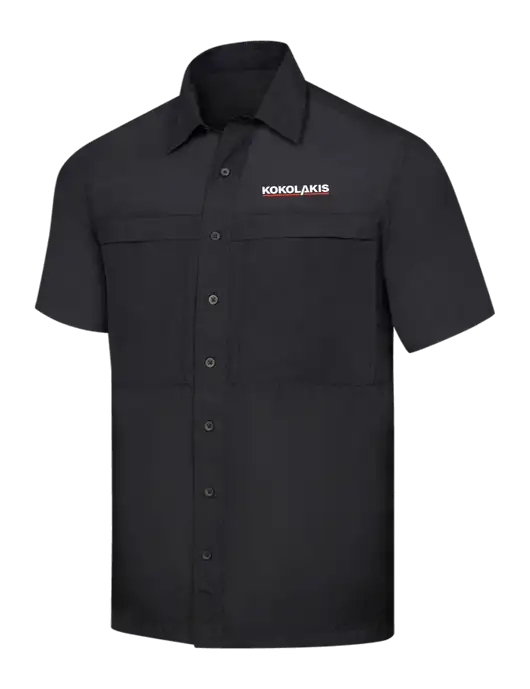 Black Short Sleeve UV Daybreak Shirt w/Kokolakis Logo