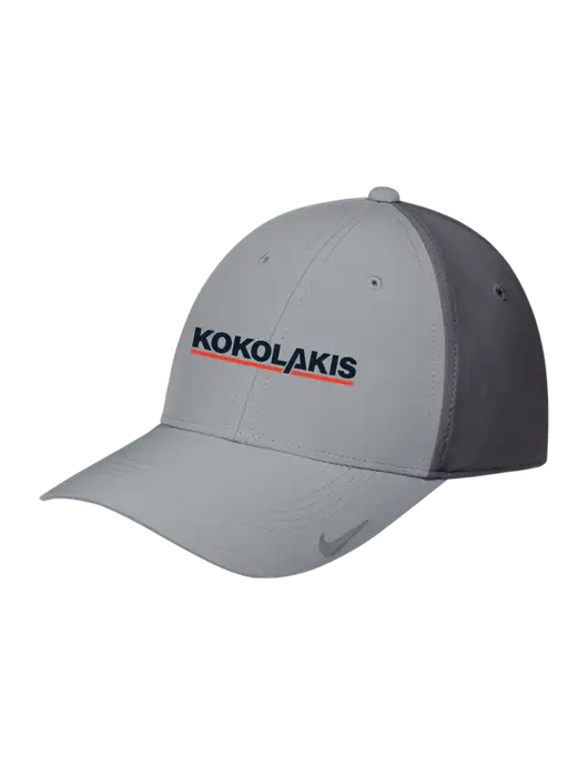 Nike Light Grey/Dark Grey Dri-FIT Legacy Cap w/Kokolakis Logo