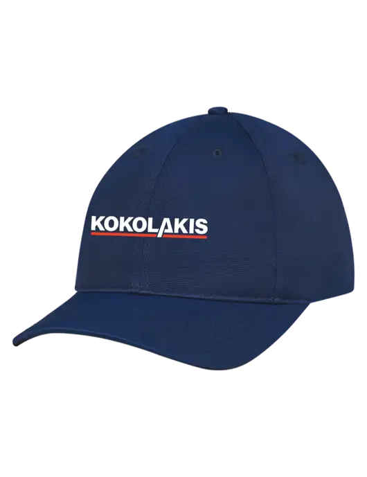Navy Nylon Twill Performance Cap w/Kokolakis Logo
