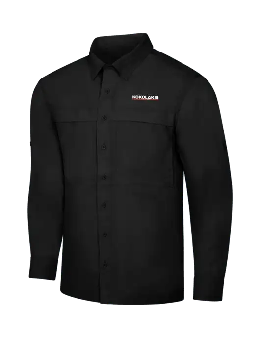 Black Long Sleeve UV Daybreak Shirt w/Kokolakis Logo