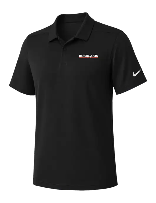 Nike Black Dry Essential Solid Polo w/Kokolakis Logo