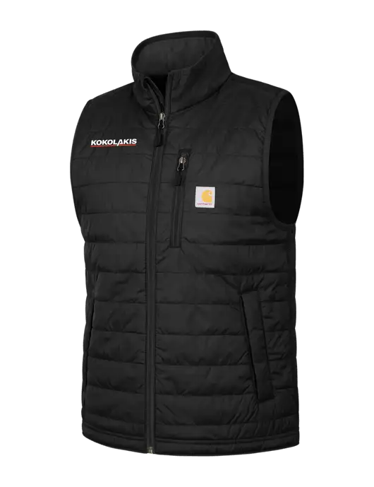 Carhartt Black Gilliam Vest w/Kokolakis Logo