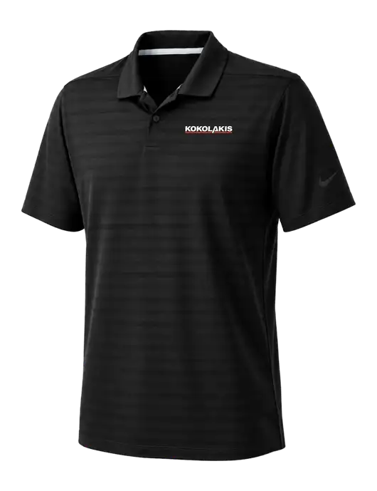 Nike Black Dri-FIT Vapor Jacquard Polo w/Kokolakis Logo
