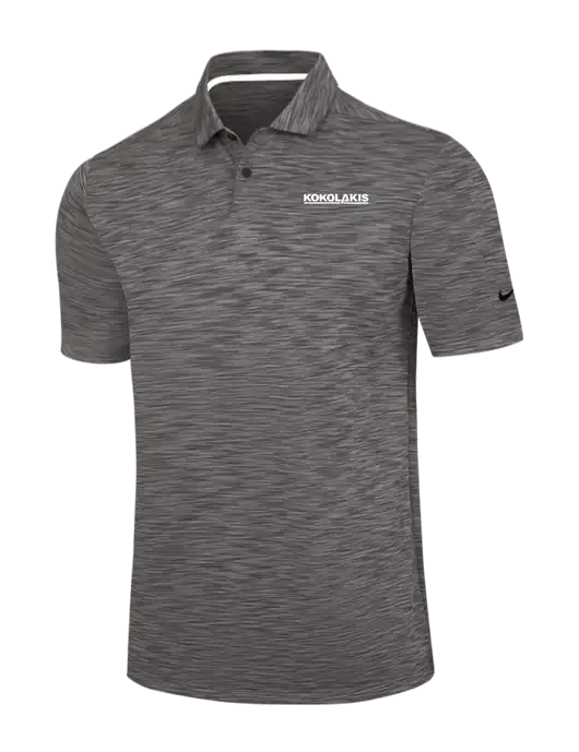 Nike Dark Grey Dri-FIT Vapor Space Dyed Polo w/Kokolakis Logo