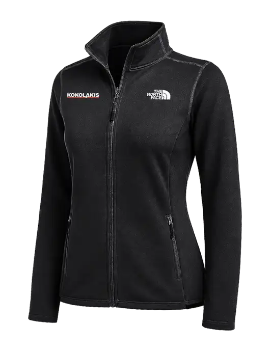 The North Face Womens Black Skyline Full-Zip Fleece Jacket w/Kokolakis Logo