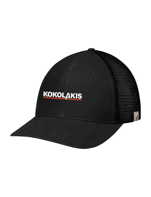 Carhartt Black Canvas Trucker Cap w/Kokolakis Logo