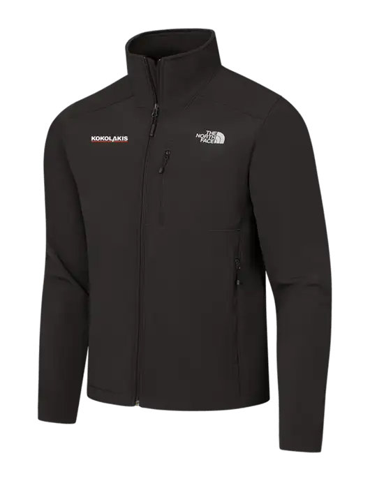 The North Face Black Apex Barrier Soft Shell Jacket w/Kokolakis Logo